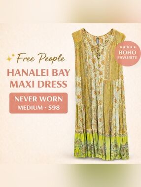 Free People Hanalei Bay Maxi Dress — effortless boho statement festival